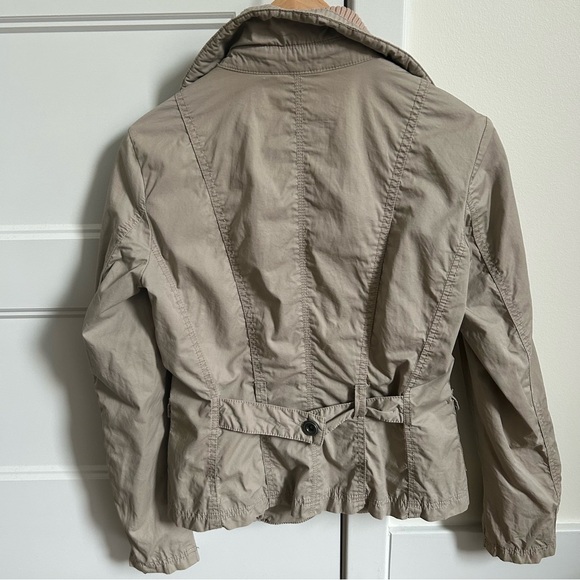 Mexx Tan Utility Jacket Lightweight Collared Design - Picture 3 of 9